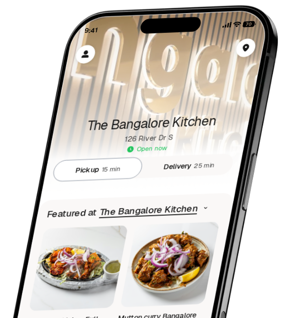 The Bangalore Kitchen app preview