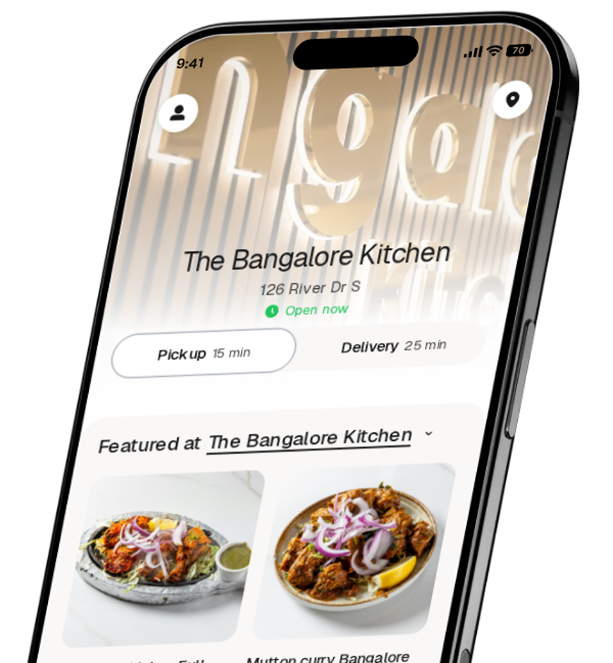 The Bangalore Kitchen app preview